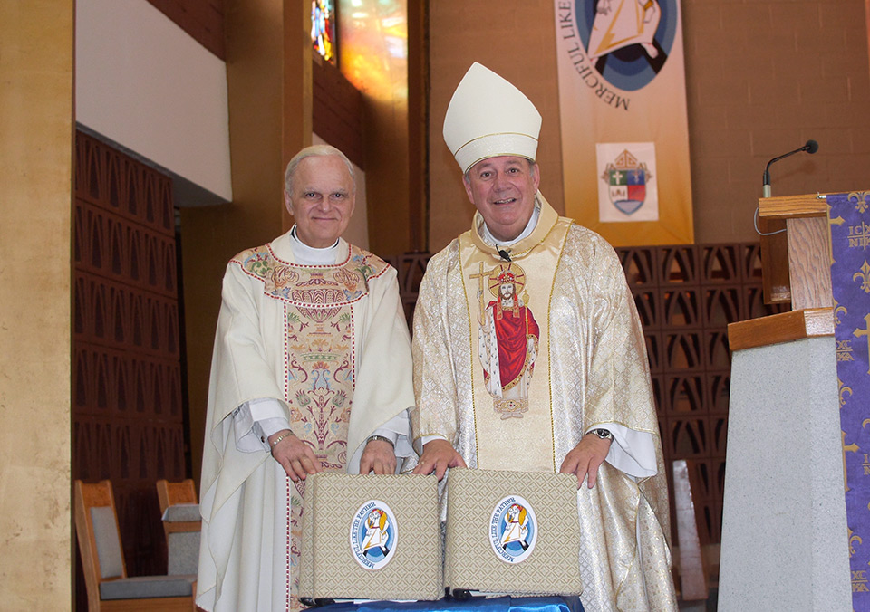 Bishop Colli and Fr. Stilla