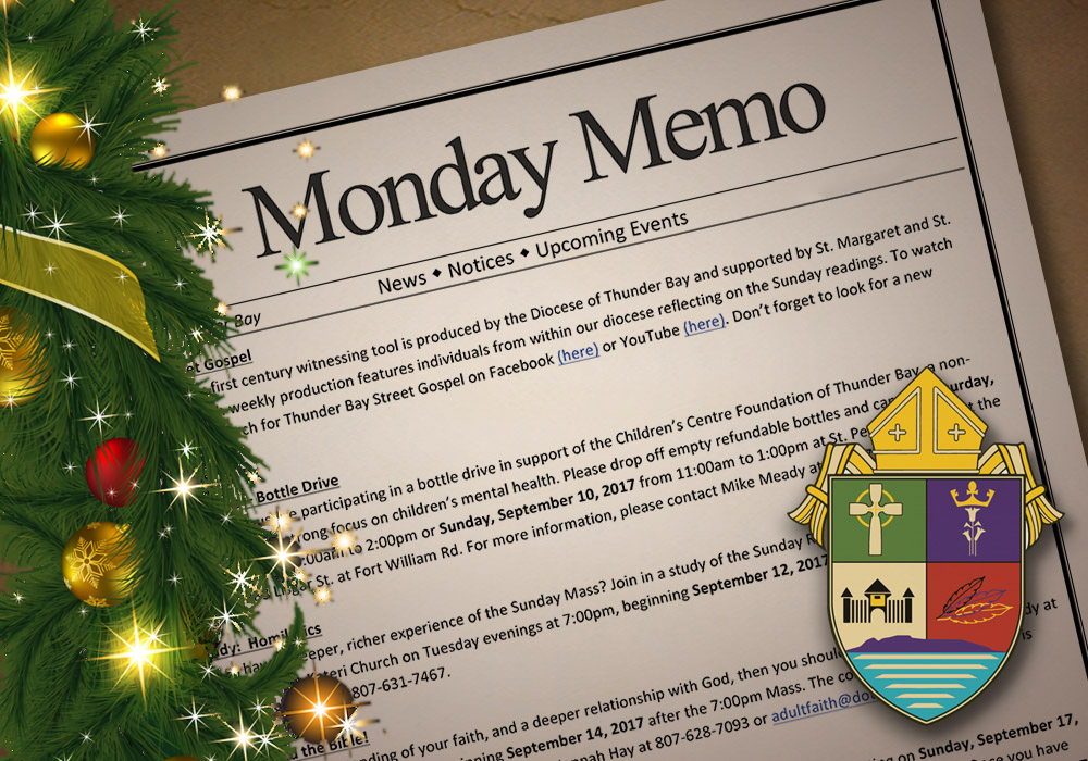 Christmas - Monday Memo