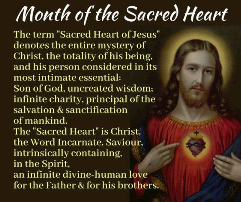 Month of June - Sacred Heart of Jesus
